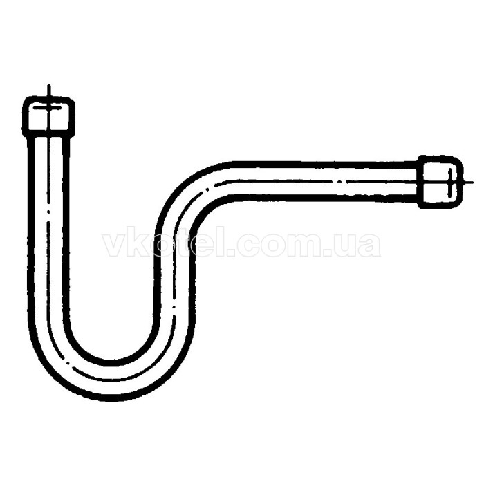 63085 Трубка сифонна U образної форми 1/2"x1/2", PN 25