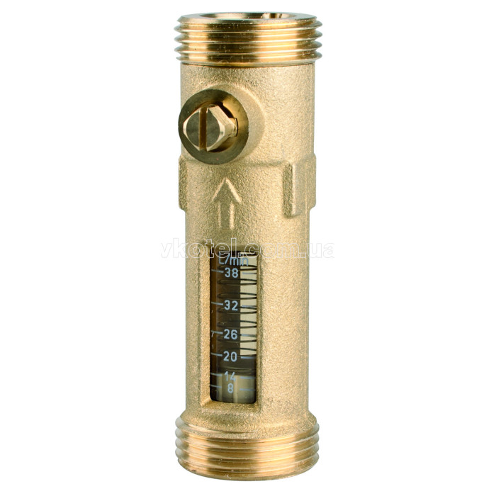 80975 витратомір DFM 15-2M 3/4" х нак.гайка 3/4" 8-38 л/хв