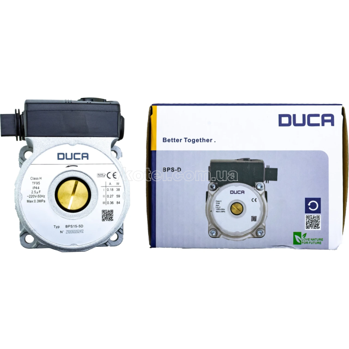 Циркуляционный насос  Duca BPS для котла Bosch Gaz 6000, Buderus Logamax 87186457900