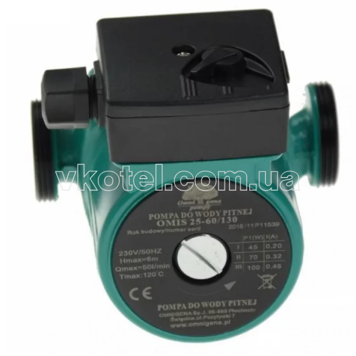 Насос циркуляционный Omnigena Omis 25-60/130