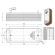 Теплообмінник ГВП вторинний пластинчастий UNO 12 пл. Art. 995945