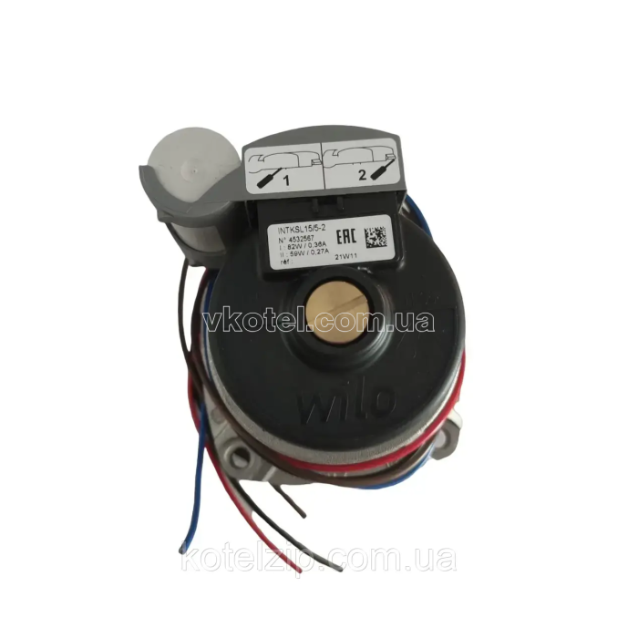 Насос циркуляционный для котла Clas, Genus 65104227, 65104319 (голова 2 скорости))