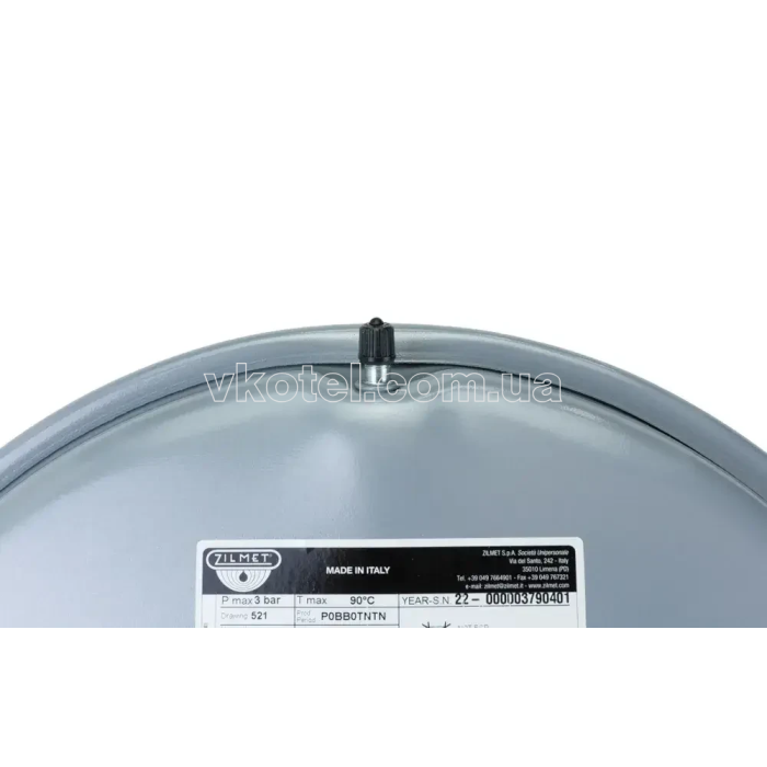 Бак розширювальний мембранний Zilmet 8 літрів 1/2" для котла 13C0000811