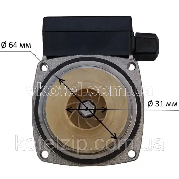 Насос для котла Grundfos UPS 15-60, Westen, Beretta (3 швидкості 95Вт) 5655200 R2225