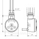 Тэн Terma MEG -0.3 300-600 W для полотенцесушителей (белый)