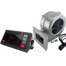 Комплект автоматики котла KG Elektronik SP-30 PID (без датчика выхлопа)+ вентилятор Dp 02