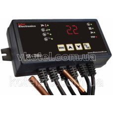 Автоматика для твердопаливного котла Inter Electronics IE-26n (на 2 насоси та 1 вентилятор)