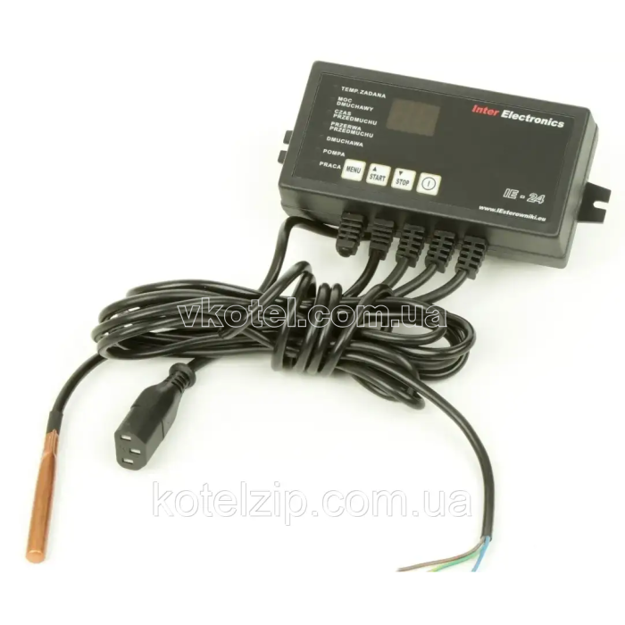 Автоматика для твердотопливного котла Inter Electronics IE-24n