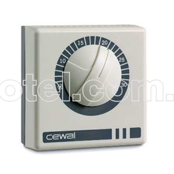Термостат комнатный механический Cewal RQ 01 FROST