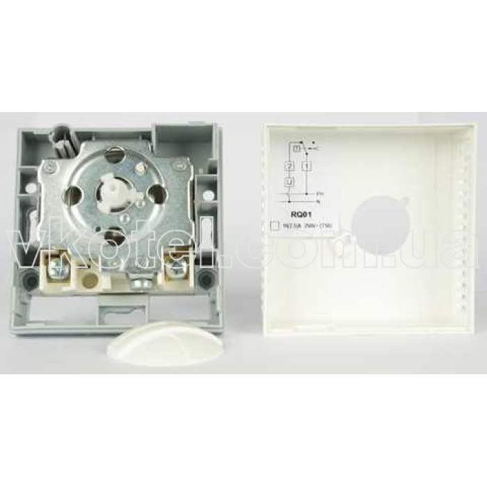 Термостат комнатный механический Cewal RQ 01 FROST