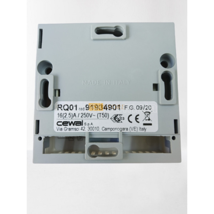 Термостат комнатный механический Cewal RQ 01 FROST