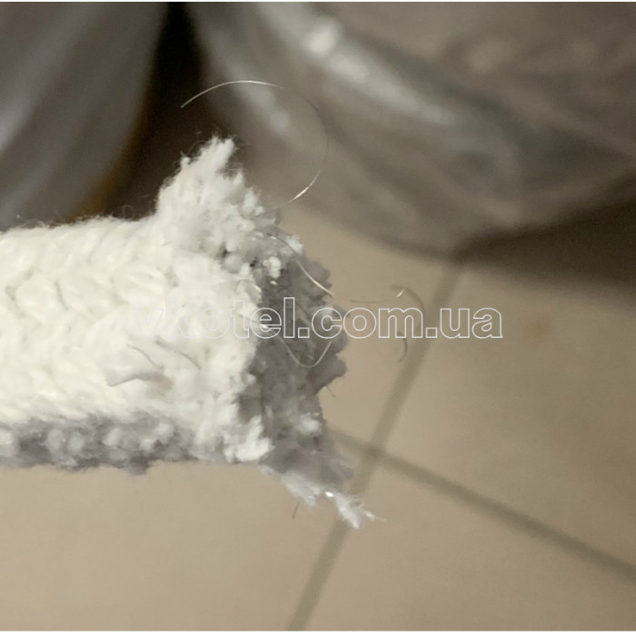 Термошнур керамический плетеный для котла (25мм) квадратный, армированный