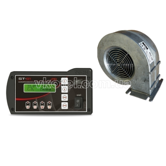 Комплект автоматики котла Tech ST 81 + вентилятор WPA 120