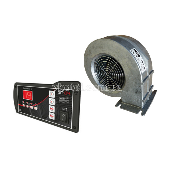 Комплект автоматики котла Tech ST-84 + вентилятор WPA 117