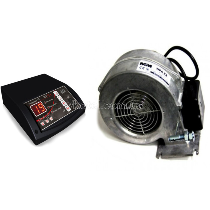 Автоматика для котла Tech ST-24 + вентилятор WPA X2 (120)
