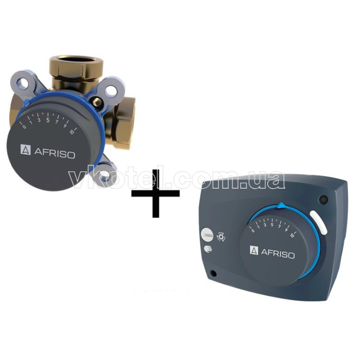 Комплект регулювальний AFRISO Rp 3/4", DN20, 6,3 Kvs