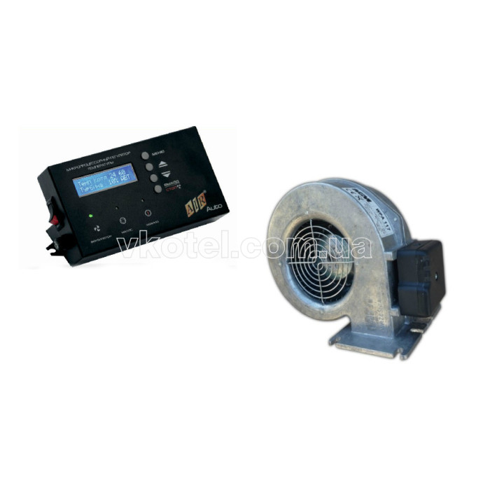 AIR LOGIC + WPA X2 (120) Комплект автоматики и вентилятора для котла
