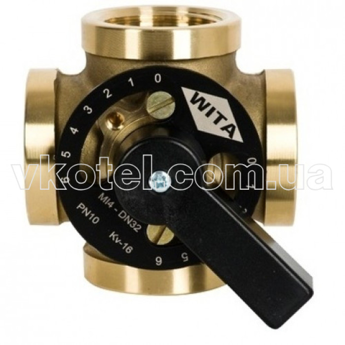 Вентиль смесительный четырехходовой Wita Minimix MI 4 x 1"