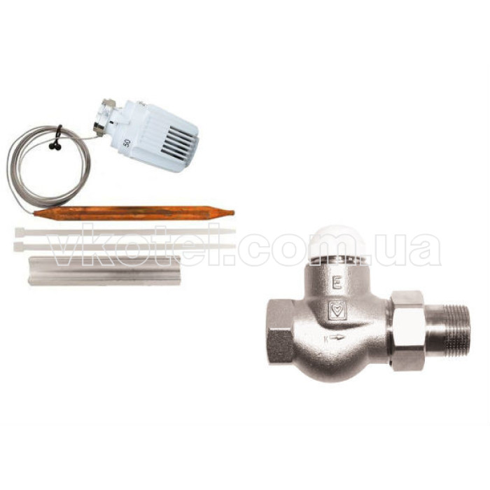 Комплект HERZ-TS-RD 1 прямий (1772303) + головка Herz на 40-70с (1742100)