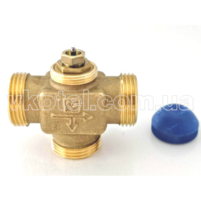 Трехходовый распределительный клапан Herz calis 1" DN20 1776139 + головка 20-50С°