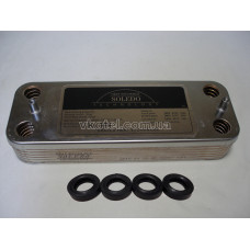 Вторинний пластинчастий теплообмінник ГВП SAUNIER DUVAL Thema Classic, Combitek, Isotwin 12 пл. S1005800