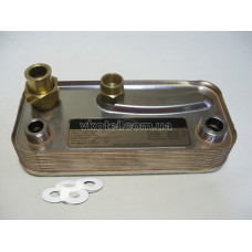 Вторинний пластинчастий теплообмінник ГВП Hermann Supermicra, Micra 2 24SE/28 SE. 14 пл. Art. 15002463