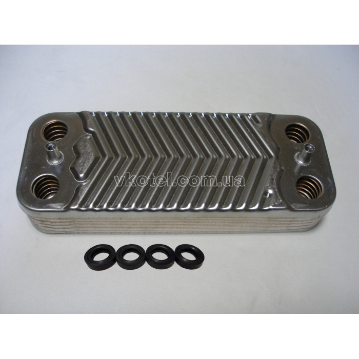 Теплообменник ГВС вторичный пластинчатый Immergas Eolo/Nike mini 12 пластин 24 3E - Art. 3.021692