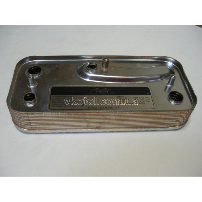 Вторинний пластинчастий теплообмінник ГВП 12 пл Sime FORMAT.ZIP BF, FORMAT DEWY.ZIP. Art. 6281522