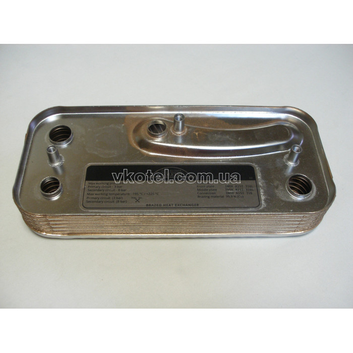 Теплообменник ГВС вторичный пластинчатый 14 пл Sime FORMAT.ZIP BF, FORMAT DEWY.ZIP. Art. 6281522