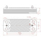 Теплообменник ГВС вторичный пластинчатый 12 пл. Protherm Пантера (Panther) v15, v17. Art. 0020043598