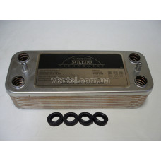 Вторинний пластинчастий теплообмінник ГВП 16 пл. Nobel Plus