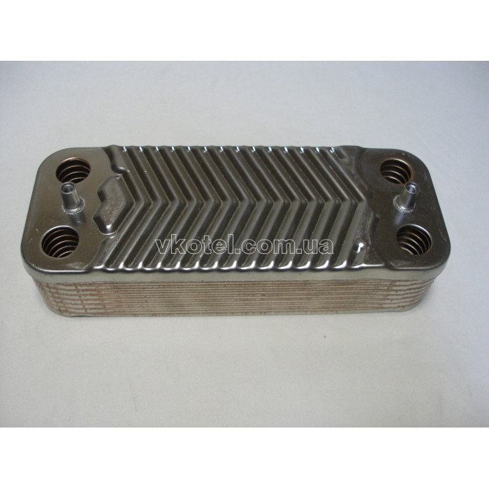 Вторинний пластинчастий теплообмінник ГВП 16 пл. Protherm Пантера (Panther) v15, v17. Art. 0020043598