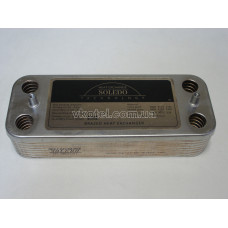 Теплообменник ГВС вторичный пластинчатый Beretta Super Exclusive, CITY, Mynute 24 kw 14 пл. R8037