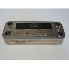 Вторинний пластинчастий теплообмінник ГВП Sime Format DGT 25 BF/OF 12 пл. Art. 6319690 (з буртом)