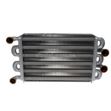 Теплообменник битермический для газового котла Ariston Egis 24 kw - 65105094 до 2008г