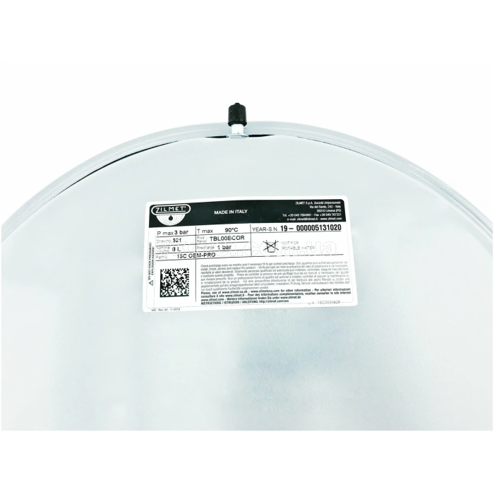 Расширительный бак 8л. подключение 1/2 для котла Beretta Ciao, Beretta Smart Art. R2204