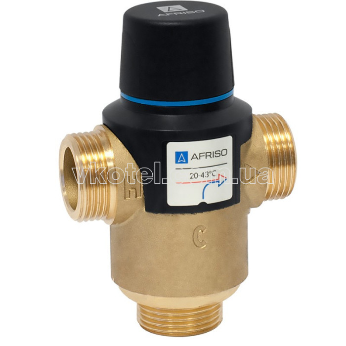 Трехходовой термосмесительный клапан Afriso ATM 761 G1" 20-43°С