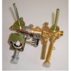 Газо-водяной блок китайской газовой колонки. 10 л. Подключение фланец