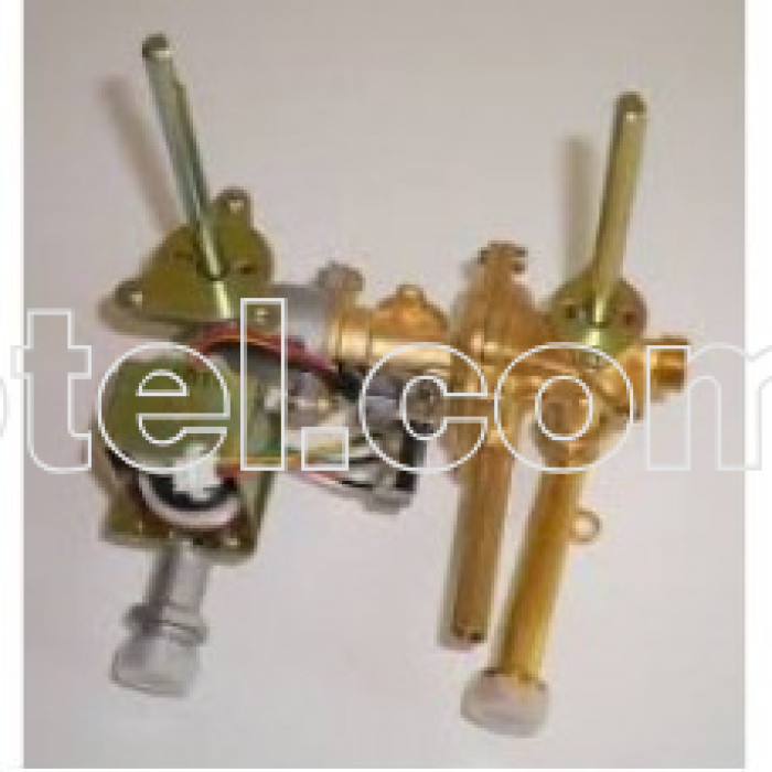 Газо-водяной блок китайской газовой колонки. 10 л. Подключение фланец