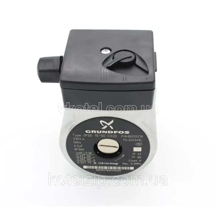 Насос для котла Grundfos UPS 15-50 Ariston, Westen, Beretta (3 швидкості 75 Вт)