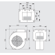 Вентилятор для котла з діафрагмою WPA-120 МplusМ до 50 Квт