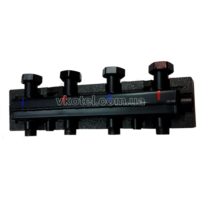 Разделитель (гидрострелка) Womix C60 2F DN 25 2-х контурный с теплоизоляцией