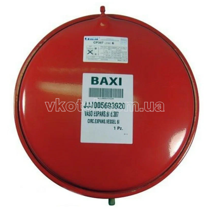 Бак розширювальний Baxi, Westen 6 літрів Cimm CP387 MAIN FOUR, ECO 4S, PULSAR D, QUASAR ART. 5693920 (5695230)