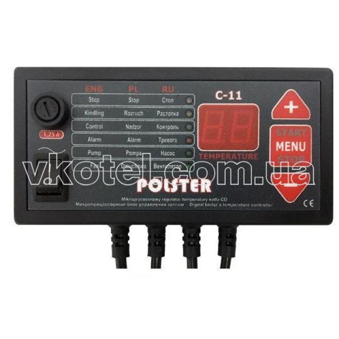 Комплект автоматики котла Polster c11 + вентилятор WPA 140 (до 80кВт)