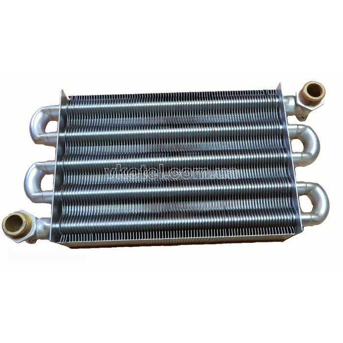 Теплообменник первичный для газового котла Viessmann Vitopend 100 WH1D, WH1B, 82 ламели, 24 kw. 7825510