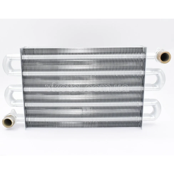 Теплообменник первичный для газового котла Viessmann Vitopend 100 WH1D, WH1B, 82 ламели, 24 kw. 7825510