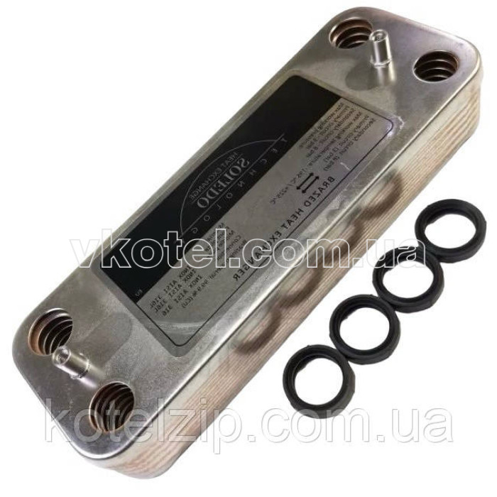 Вторинний теплообмінник 12 пл. Fondital Antea (monotermica) / Nova Florida Delfis 6SCAMPIA07