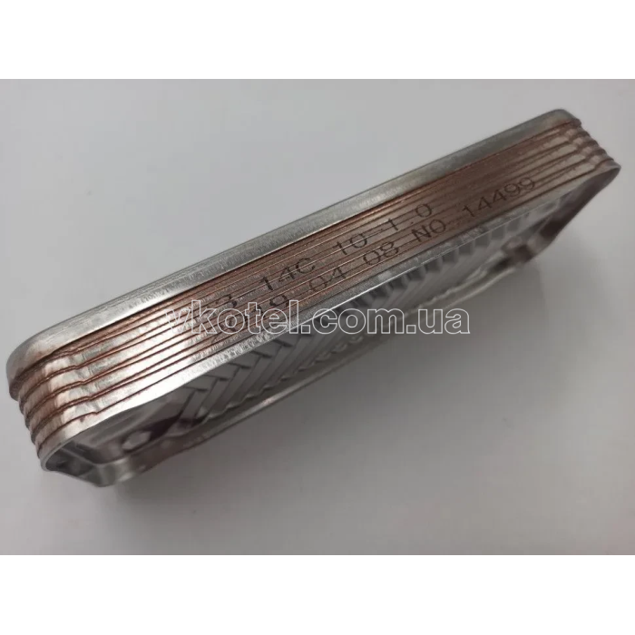 Теплообменник ГВС вторичный пластинчатый Westen/Baxi Pulsar d 24F  10 пластин Art. 5686660 ( old. 5653650)