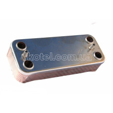 Теплообменник ГВС вторичный пластинчатый 10 пл. Beretta Super Exclusive, CITY, Mynute (под бурт) R8036