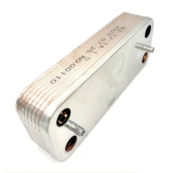 Вторинний теплообмінник Ariston Class, Genus. BS (10 пластин).Art. 65104333, 65104263, 65104451